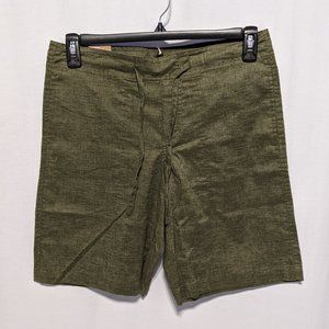 Prana Sutra Men's Yoga Shorts Size XS Green Hemp